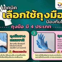 เลือกใช้ถุงมือ ป้องกันโควิด แบบไหนดี ?