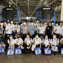 BEM ต้อนรับคณะอาจารย์ นิสิต ม.เกษตรศาสตร์ เยี่ยมชมโครงการรถไฟฟ้า MRT สายสีน้ำเงิน