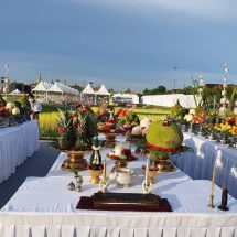 พิธีบวงสรวงเทพยดางานมหรสพสมโภช เฉลิมพระเกียรติพระบาทสมเด็จพระเจ้าอยู่หัว