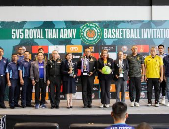 8 ทีมยัดห่วงไทย ร่วมศึกถ้วยพระราชทานฯ “5V5 Royal Thai Army Basketball Invitation 2024”